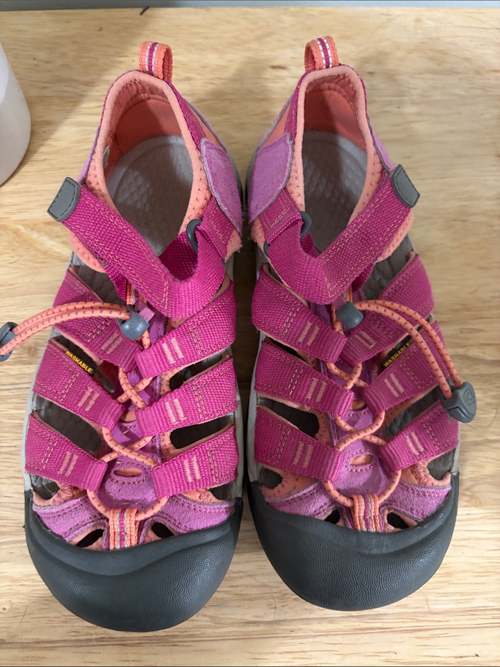 Keen Kids Pink and Coral Closed-Toe Water Shoes